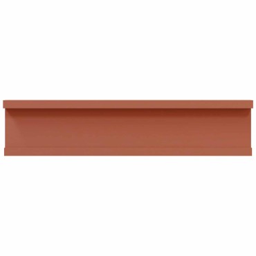 vidaXL Ράφι Τοίχου 2 τεμ. Κόκκινο 40x9x3cm Επεξεργασμένο Ξύλο