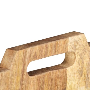 vidaXL Θήκη Περιοδικών Τοίχου 33x10x67cm Μασίφ Ακατέργ. Ξύλο Μάνγκο 1 τεμ.