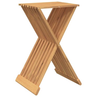 vidaXL Σκαμπό Πτυσσόμενο 40x32,5x70cm από Μασίφ Ξύλο Teak 1 τεμ.