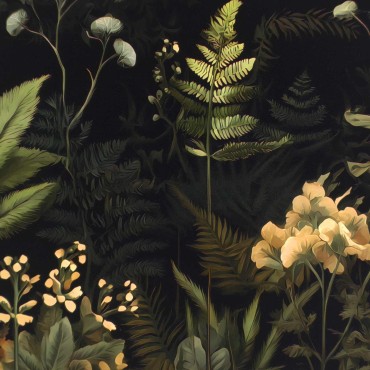 vidaXL Κομοδίνο RHENEN Μαύρη Δρυς 36x33x51cm Επεξεργασμένο Ξύλο 1 τεμ.