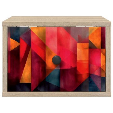 vidaXL Τοίχου κομοδίνο HEESCH 2 τεμ. Sonoma Δρυς 36x33x25cm