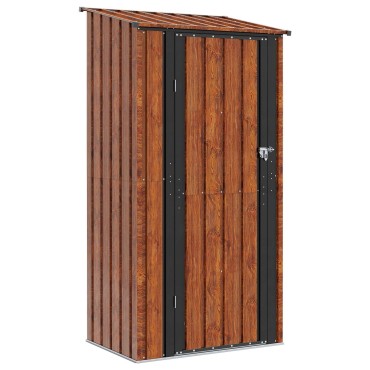 vidaXL Κηποσυνθέσεις Καφέ 103 x 74 x 200 εκ Μέταλλο