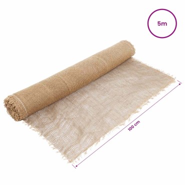 vidaXL Ρολό από Τζute 100 x 500 cm