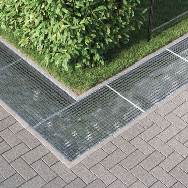 vidaXL Σίτα Ασημί 100 x 60 x 2 cm Γαλβανισμένο Ατσάλι Ψυχρής Βύθισης