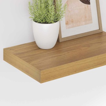 vidaXL Ράφι Τοίχου 4 τεμ. Καφέ 40x23,5x3,8cm Επεξεργασμένο Ξύλο