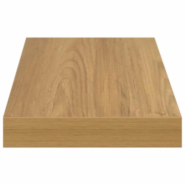 vidaXL Ράφι Τοίχου 4 τεμ. Καφέ 40x23,5x3,8cm Επεξεργασμένο Ξύλο