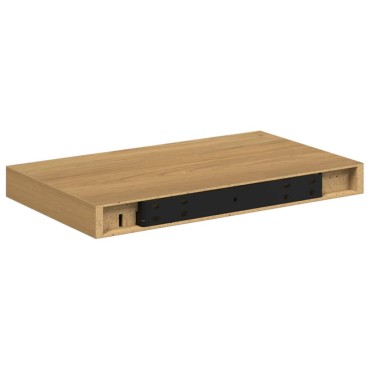 vidaXL Ράφι Τοίχου 4 τεμ. Καφέ 40x23,5x3,8cm Επεξεργασμένο Ξύλο