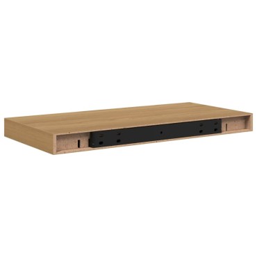 vidaXL Ράφι Τοίχου 4 τεμ. Καφέ 50x23,5x3,8cm Επεξεργασμένο Ξύλο