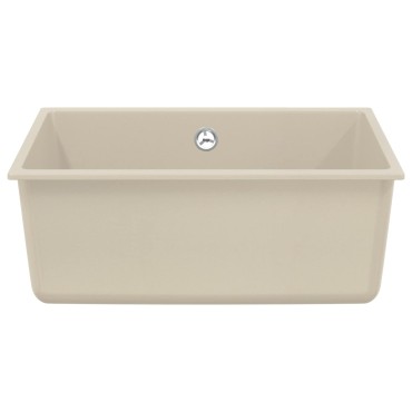 vidaXL Σιντρινο 80% Χαλαζίας και 20% Ρητίνη 530 x 460 mm Μπεζ