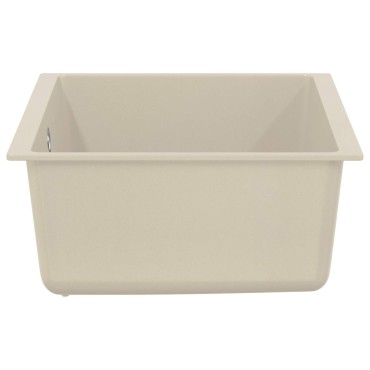 vidaXL Σιντρινο 80% Χαλαζίας και 20% Ρητίνη 530 x 460 mm Μπεζ