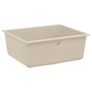 vidaXL Σιντρινο 80% Χαλαζίας και 20% Ρητίνη 530 x 460 mm Μπεζ