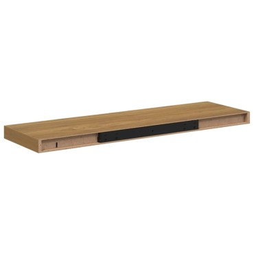 vidaXL Ράφι Τοίχου 4 τεμ. Καφέ 90x23,5x3,8cm Επεξεργασμένο Ξύλο