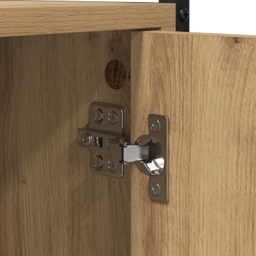 vidaXL Ντουλάπα Πλυντηρίου Artisan Δρυς 68 x 48,5 x 194 εκ