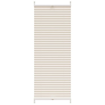 vidaXL Πλισέ ρόλερ σκίασης 60x100cm Κρεμ