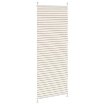 vidaXL Πλισέ ρόλερ σκίασης 60x100cm Κρεμ
