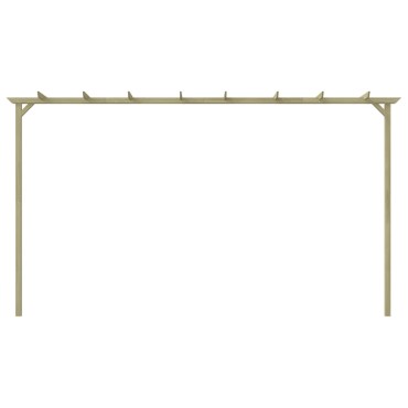 vidaXL Πέργκολα Κήπου 360 x 200 x 60 εκ. από Εμποτισμένο Ξύλο Πεύκου