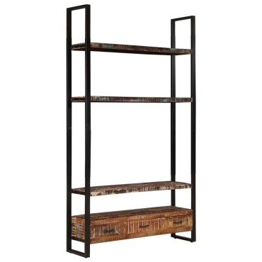 vidaXL Ραφιέρα 118x30x200cm από Μασίφ Ανακυκλωμένο Ξύλο 1 τεμ.