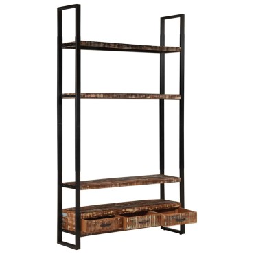 vidaXL Ραφιέρα 118x30x200cm από Μασίφ Ανακυκλωμένο Ξύλο 1 τεμ.