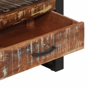 vidaXL Ραφιέρα 118x30x200cm από Μασίφ Ανακυκλωμένο Ξύλο 1 τεμ.