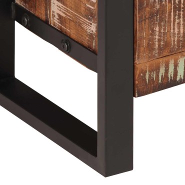 vidaXL Ραφιέρα 118x30x200cm από Μασίφ Ανακυκλωμένο Ξύλο 1 τεμ.