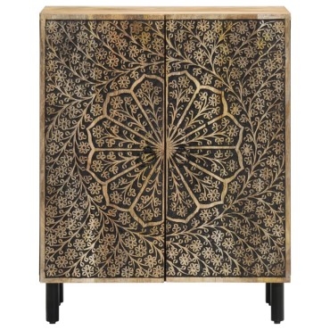 vidaXL Βοηθητικά Ντουλάπια 3 τεμ. 60x33x75cm από Μασίφ Ξύλο Μάνγκο