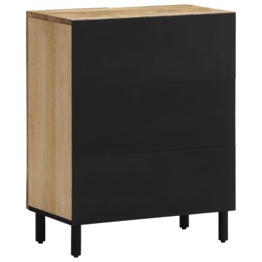 vidaXL Βοηθητικά Ντουλάπια 3 τεμ. 60x33x75cm από Μασίφ Ξύλο Μάνγκο