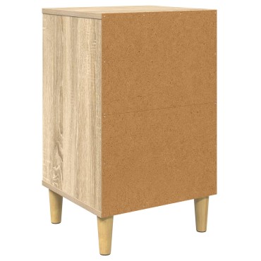 vidaXL Κομοδίνο HANAU 2 τεμ. Sonoma Δρυς 36x33x60 εκ