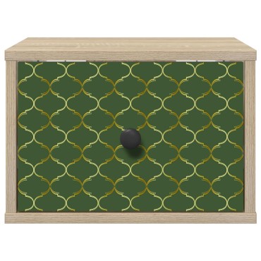 vidaXL Τοίχου κομοδίνο GELEEN 2 τεμ. Sonoma Δρυς 36x33x25cm