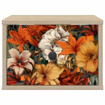 vidaXL Τοίχου κομοδίνο GENNEP 2 τεμ. Sonoma Δρυς 36x33x25cm