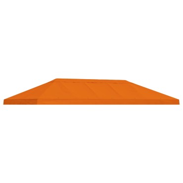 vidaXL Κάλυψη Σκηνής Γκαζebo 6 x 3 m Πορτοκαλί Πολυεστέρας 190 gsm