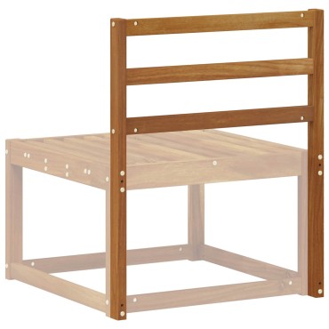 vidaXL Πλάτη Καφέ 59x4x73cm Στερεό Ξύλο Ακακίας