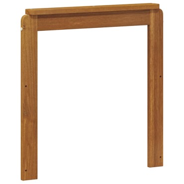 vidaXL Υποβραχίονες 2 τεμ. Καφέ 59x6x61cm Στερεό Ξύλο Ακακίας