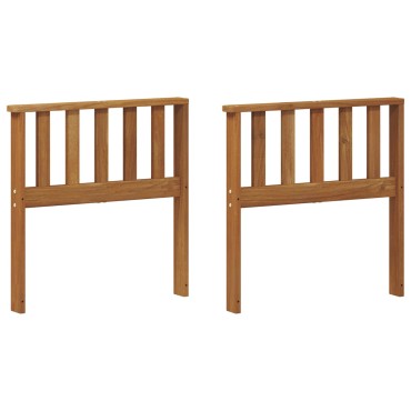 vidaXL Κάθισμα 2 τεμ. Καφέ 60x6x61cm Στερεό Ξύλο Ακακίας