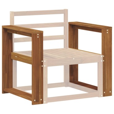 vidaXL Κάθισμα 2 τεμ. Φυσικό 58,5x10x61cm Στερεό Ξύλο Ακακίας
