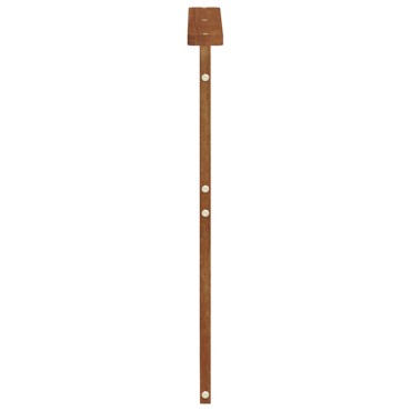 vidaXL Υποβραχίονες 2 τεμ. Καφέ 59x6x61cm Στερεό Ξύλο Ακακίας