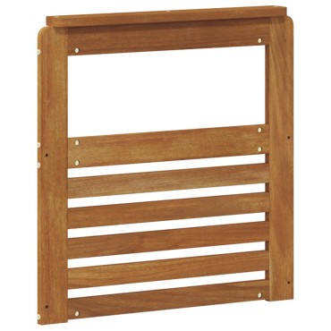 vidaXL Υποβραχίονες 2 τεμ. Καφέ 59x6x61cm Στερεό Ξύλο Ακακίας