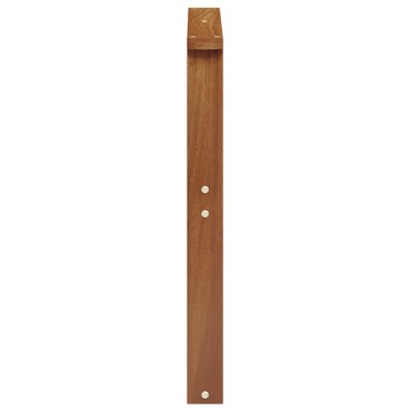 vidaXL Μπάρες 2 τεμ. Καφέ 60x6x61cm Στερεό Ξύλο Ακακίας
