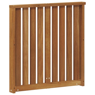 vidaXL Κάθισμα 2 τεμ. Καφέ 60x6x61cm Στερεό Ξύλο Ακακίας