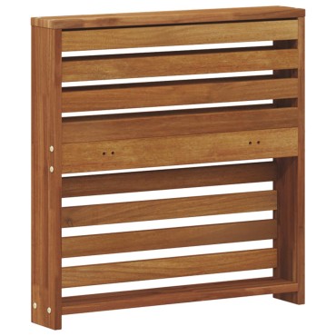 vidaXL Μπάρες 2 τεμ. Καφέ 58.5x10x61cm Στερεό Ξύλο Ακακίας