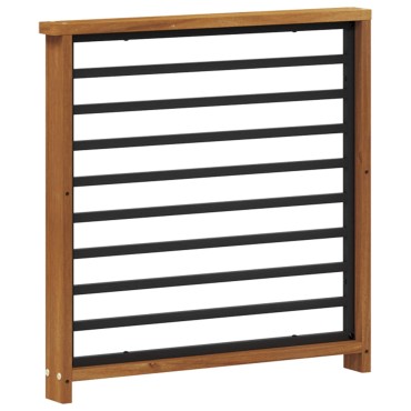 vidaXL Κάθισμα 2 τεμ. Φυσικό 60x6x61cm Στερεό Ξύλο Ακακίας