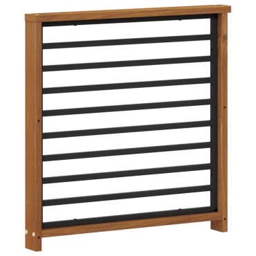 vidaXL Κάθισμα 2 τεμ. Φυσικό 60x6x61cm Στερεό Ξύλο Ακακίας