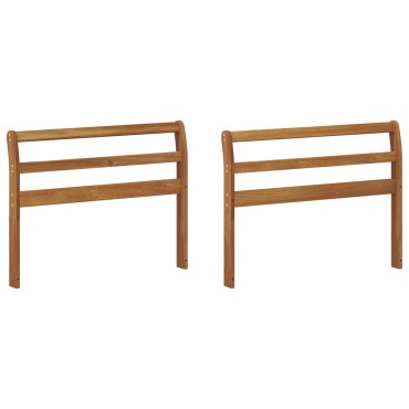 vidaXL Κάθισμα 2 τεμ. Φυσικό 79x8x60cm Στερεό Ξύλο Ακακίας