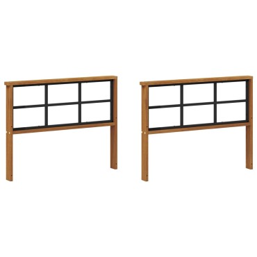 vidaXL Κάθισμα 2 τεμ. Φυσικό 78,5x6x61cm Στερεό Ξύλο Ακακίας