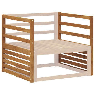 vidaXL Κάθισμα 2 τεμ. Φυσικό 79x4x73cm Στερεό Ξύλο Ακακίας