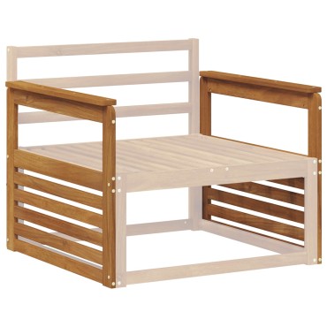 vidaXL Κάθισμα 2 τεμ. Φυσικό 79x6x61cm Στερεό Ξύλο Ακακίας