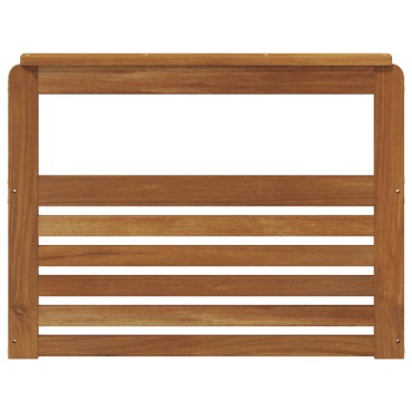 vidaXL Κάθισμα 2 τεμ. Φυσικό 79x6x61cm Στερεό Ξύλο Ακακίας