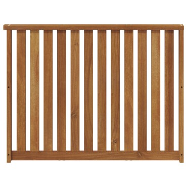 vidaXL Κάθισμα 2 τεμ. Φυσικό 80x6x61cm Στερεό Ξύλο Ακακίας
