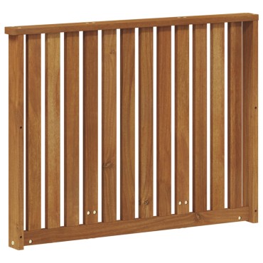 vidaXL Κάθισμα 2 τεμ. Φυσικό 80x6x61cm Στερεό Ξύλο Ακακίας