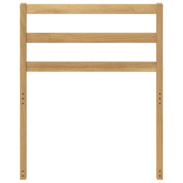 vidaXL Μονάδα Πλάτης Λευκό 59x4x73cm Στερεό Ξύλο Ακακίας