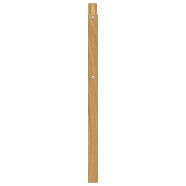 vidaXL Μονάδα Πλάτης Λευκό 59x4x73cm Στερεό Ξύλο Ακακίας